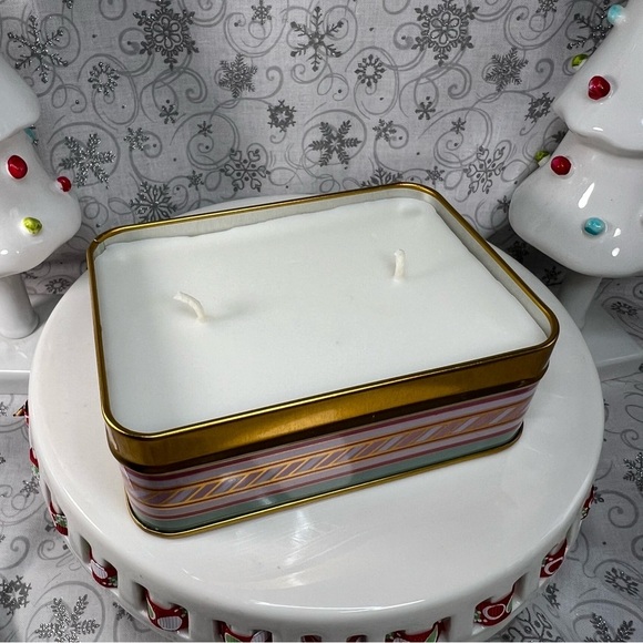 DW Home Christmas Seasons Greetings Tin Candle Trio - Peppermint & Candy Cane - Picture 8 of 8